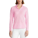 New Ralph Lauren RLX Pink Stretch Jersey 1/4 Zip Pullover Size L MSP$128-3