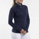 New Kjus Women's Kallena Half Zip - Atlanta Blue Size S MSP$199-1