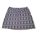 Ibkul Blue & White Patterned Women's Golf Skort Size L MSP$96-2