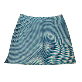 EP Pro Teal Navy and White Geometric Box Skort Size 12