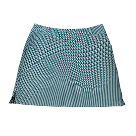 EP Pro Teal Navy and White Geometric Box Skort Size 12 - 0