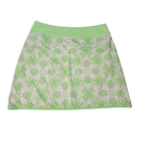 Annika by Cutter & Buck Lime & White Aztec Print Golf Score Size L MSP$100-2