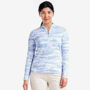 New Nivo Sport Lolita LS Mock Women's Pullover - Gentle Blue Size L MSP$91-1