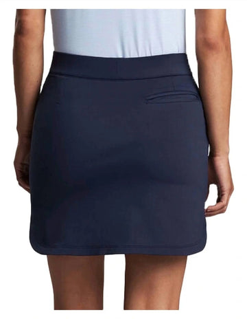 New Peter Millar Navy Alice Petal Hem Golf Skort Size M MSP$125 - 0