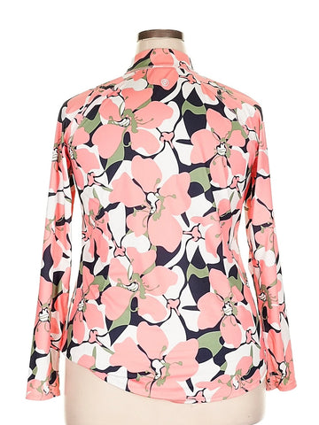 Jofit Peach, White & Black Golf Pullover Size XXL MSP$ - 0