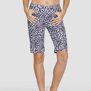 New Tail Activewear Onyx Leopard Mulligan Short Size 8 MSP$98