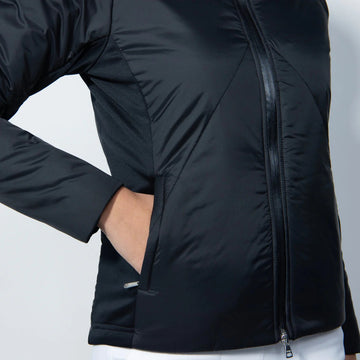 New Daily Sports Black Caen Lightly Padded Golf Jacket Size XL MSP$220 - 0