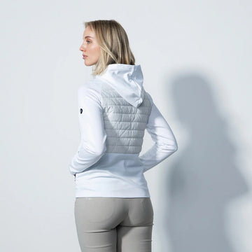 New Daily Sports Allos Silver & White Hybrid Golf Jacket Size XXL MSP$240 - 0