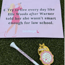 New Birdie Girl "What Like It's Hard" Ball Marker & Hat Clip-4