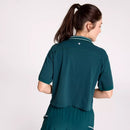 New Calia Women's Seamless Golf Polo - Sea Green MSP$58-2