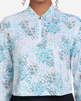 New Bad Birdie UV Long Sleeve Golf Top - Spring Has Spring Size XS - 0