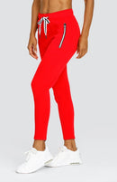 New Tail Activewear Eleanor Dahlia Red Jogger-3