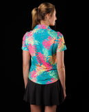 New Sunday Swagger Women's North Shore Short Sleeve Golf Polo-2