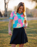 New Sunday Swagger Women's North Shore Short Sleeve Golf Polo-3