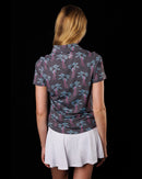 New Sunday Swagger Women's Nightwave Short Sleeve Golf Polo-2