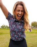 New Sunday Swagger Women's Nightwave Short Sleeve Golf Polo-3