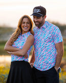 New Sunday Swagger Women's Mean Monsoon Sleeveless Golf Polo-3