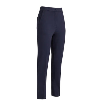 New G/Fore Women's Navy Double Knit Cigarette Leg High Rise Golf Pants Size 2 MSP$175