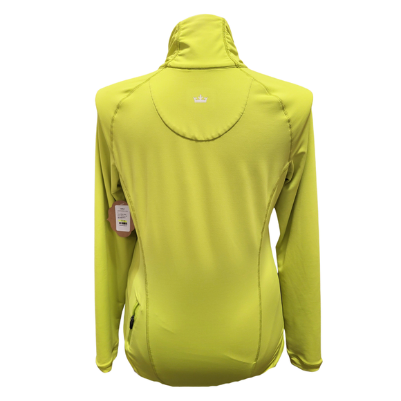 Peter Millar Neon Green Wicking Full-Zip Jacket Size L