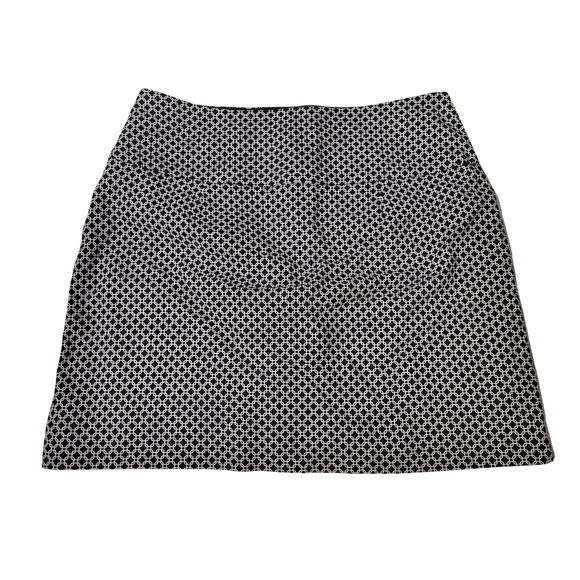 New S.C. & CO. Black Geo Print Golf Skort Size L MSP$80