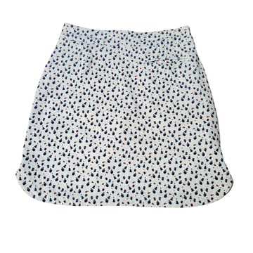 Women's Peter Millar Blue Champagne Bottle Petal Golf Skort  MSP$140 - 0