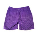 Jofit Purple & Navy Gingham Golf Shorts Size 6-2