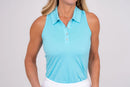New TJ Sport Miami Blue Racerback Golf Shirt MSP$82-1