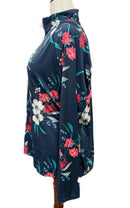 Lady Hagen Navy Floral Long Sleeve Golf Top MSP$70-4