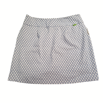Swing Control White & Blue Print Masters Golf Skort Size 12 MSP$130 - 0