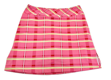 Golftini Women's Off the Grid Pink Golf Skort Size L MSP$128
