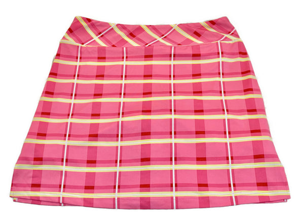 Golftini Women's Off the Grid Pink Golf Skort Size L MSP$128