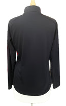 Pebble Beach Performance Textured Black 1/4 Zip Pullover Size M-2
