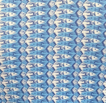 New Scales Blue Fishy Sleeveless Golf Polo Size S MSP$80 - 0