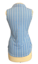New Scales Blue Fishy Sleeveless Golf Polo Size S MSP$80-3