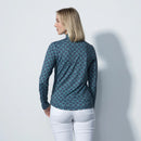 New Daily Sports Twine Geometric Print Long Sleeve Golf Top MSP$130-3