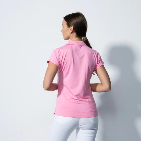 New Daily Sports Anzio Pink Sky Cap Sleeve Golf Polo MSP$76