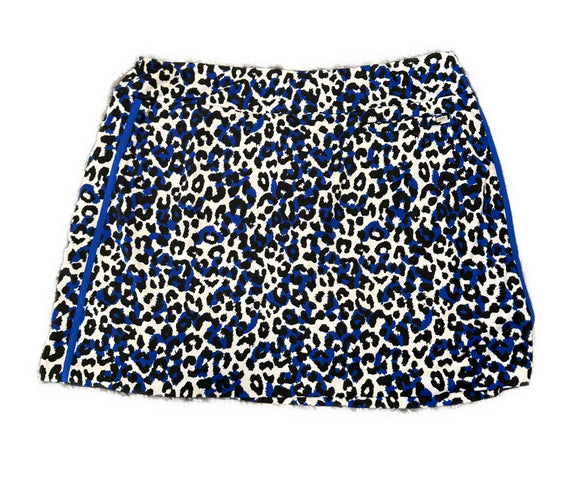 Tail Activewear Royal & Black Cheetah Print Golf Skort Size XL MSP$100