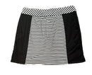 Izod Women's Black & White Striped Golf Skort Size L-1