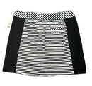 Izod Women's Black & White Striped Golf Skort Size L-2