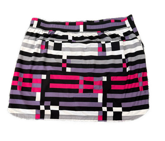 Slazenger Purple, Pink & Black Geo Print Golf Skort Size XL