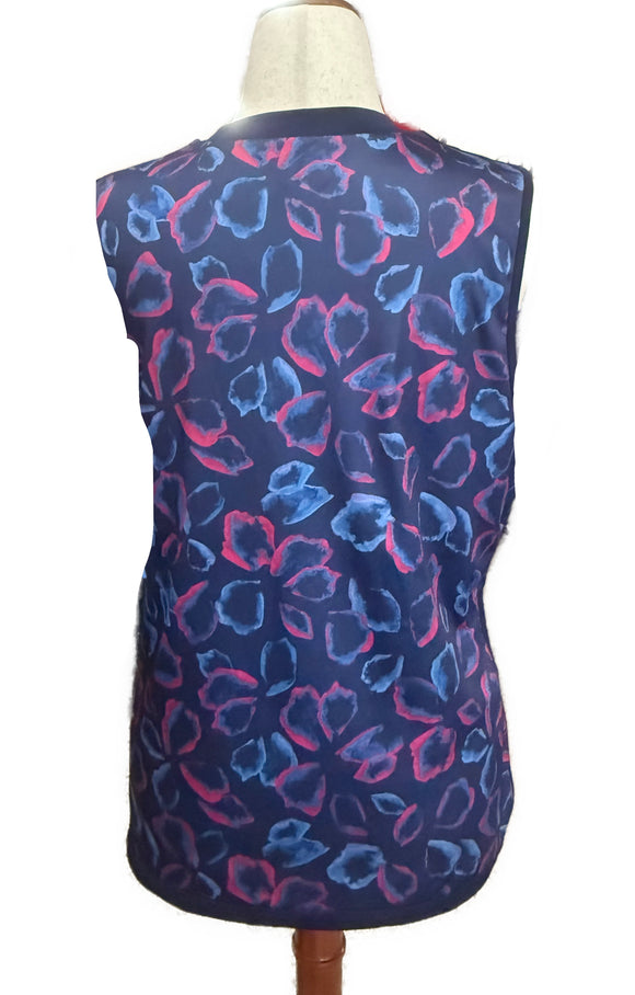 PGA Tour Women's Navy Print Sleeveless Golf Tee Size XL