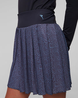 New Chevron Women's Navy Print Golf Skort Size S MSP$240