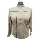 Jamie Sadock Khaki Long Sleeve Golf Pullover Size L-1