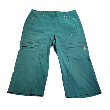 Jamie Sadock Forest Green Golf Knee Capris Size 12 MSP$120