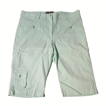 Jamie Sadock Light Green Knee Golf Capri Size 14
