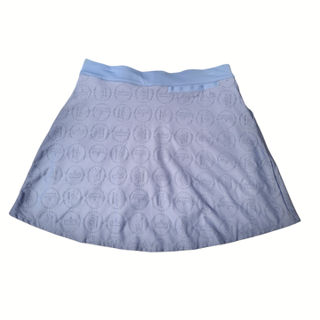 Peter Millar Ladies Periwinkle Logo Golf Skort Size M MSP$140