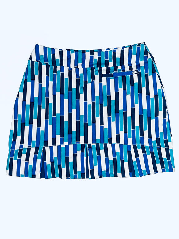 Tail Activewear Blue Geo Print Golf Skort Size S MSP$90