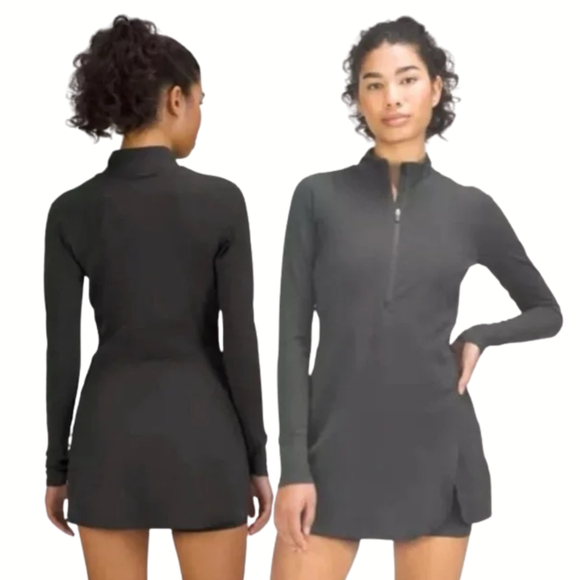New Lululemon Nulux Long-Sleeve Tennis Dress Size 6 MSP $148
