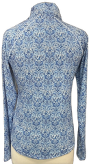 New Scales Navy 12 Knots Long Sleeve Pullover Size S MSP$85-3