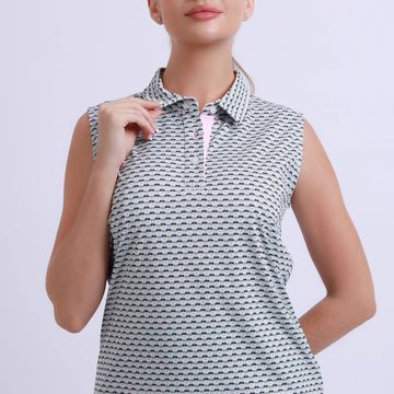 New Swannies Women's Grace Golf Polo - Navy - 0